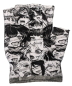 Preview: Manga Ahegao Motiv Handschuhe Manga Print Fingerlose Unisex Handschuhe