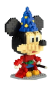 Preview: Mickey Maus Zauberer iBlock Fun Micro Block Set mit Box 300 Steine