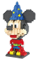 Preview: Mickey Maus Zauberer iBlock Fun Micro Block Set mit Box 300 Steine