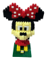 Preview: Minnie Mouse Bausteine 280 Stück - iBlock Fun LOZ Diamond - Micro Block Set mit Box