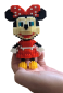 Preview: Minnie Mouse Motiv Bausteine 488 Stück - Mini Blocks - Micro Block Set mit Sammelbox