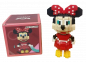 Preview: Minnie Mouse Motiv Bausteine 488 Stück - Mini Blocks - Micro Block Set mit Sammelbox