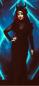 Preview: Maxi Damenkleid Necessary Evil Amaterasu Mesh Vampir Kleid schwarz