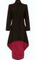 Preview: Necessary Evil | Medea Red Lined High-Low Mantel | Gothic Vokuhila | XL