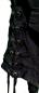 Preview: Damen Neckholder Bluse Top mit Schnürung - BAT ATTACK - Schwarz - L