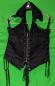 Preview: Damen Neckholder Bluse Top mit Schnürung - BAT ATTACK - Schwarz - L