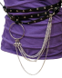 Preview: Nietengürtel mit Ketten dreireihig Kunstledergürtel mit O-Ring Gothic - Clubware - Harajuku