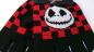 Preview: Nightmare Before Christmas Handschuhe Rot-Schwarz Karo