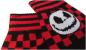 Preview: Nightmare Before Christmas Handschuhe Rot-Schwarz Karo