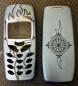 Preview: Nokia 3350 AL Handyhülle  ☛ Handy Cover ☛ Tribal Metallic Blue