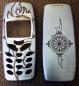 Preview: Nokia 3350 AL Handyhülle  ☛ Handy Cover ☛ Tribal Metallic Blue