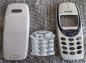 Preview: Original Nokia 3310 3330 Handyhülle Grau Blau komplett