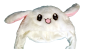 Preview: Anime Samtplüsch Hasen/Kaninchen Mütze | Ohren Beweglich Kawaii