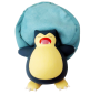 Preview: Pokémon Schlaf Figur Snorlax im Set mit Sammelbox