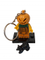 Preview: Halloween Pumpkin mit Katze Schlüsselanhänger LOZ Bausteine Set DIY Geschenk