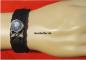 Preview: Runen Futhark Vikings Snap Lederarmband Schwarz mit Glascabochon
