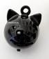 Preview: Halloween Schwarze Katze Glöckchen Schlüsselanhänger Katzen Schelle DIY Geschenk