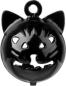 Preview: Halloween Schwarze Katze Glöckchen Schlüsselanhänger Katzen Schelle DIY Geschenk