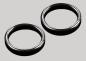 Preview: Segement Ring - Helix - Nasen Piercing - Septum Ring Schwarz - Titan 16G - 8mm