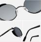 Preview: Steampunk Sonnenbrille Retro Gohtic Google Metall Schwarz