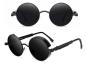 Preview: Steampunk Sonnenbrille Retro Gohtic Google Metall Schwarz