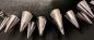 Preview: Gothic Industrial Haarreif Schwarz-Silber – Spike Design zwei Reihig
