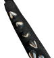 Preview: Gothic Industrial Haarreif Schwarz-Silber – Spike Design zwei Reihig