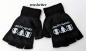 Preview: Squid Game Fingerlose Handschuhe Strickhandschuhe Unisex Squid Game Logo Weiß