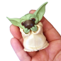 Preview: Star Wars Anhänger Figur Baby Yoda - Grogu Figur lunch mit Box