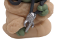 Preview: Star Wars Yoda Grogu Figur Anhänger mit Mandalorian Kette
