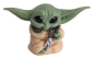 Preview: Star Wars Yoda Grogu Figur Anhänger mit Mandalorian Kette