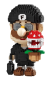 Preview: Super Mario Brs.シ Nano Blocks mit Piranha-Pflanze シ Black Mario シ 920 St.