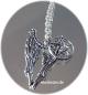 Preview: Supernatural Kette Pentagramm mit Flügel Castiel Winchester Kette Silber