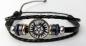 Preview: Supernatural Anti Dämonen Pentagramm Armband Glas Cabochon weiß
