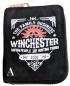 Preview: Supernatural Winchester Wildleder Kartenhalter Schwarz
