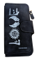 Preview: Supernatural Damen Wildleder Portemonnaie LOVE Schwarz