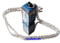 Preview: Tardis Police Box Doctor Who Tardis 3D Halskette oder Taschenanhänger Metall