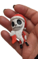 Preview: Nightmare Before Christmas Jack Skellington Weihnacht 3D Taschen-Schlüsselanhänger