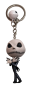 Preview: Nightmare Before Christmas Jack Skellington mit Frack 3D Taschen-Schlüsselanhänger