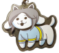 Preview: UNDERTALE Temmie |  Acryl Motiv Anhänger | Taschen, Schlüssel Anhänger