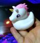 Preview: Unicorn Motiv Badeente ☆ Quietscheente ☆ Quietscheentchen