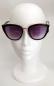 Preview: Vintage Damen Sonnenbrille Cat Eye Schwarz Gold