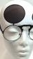 Preview: Vintage Steampunk Flip Sonnenbrille Retro Gothic Google Brille Blau