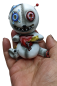 Preview: Voodoo Puppe Räucherfigur - Stecknadeln Herz - Steinzeug - Räucherkegel
