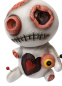 Preview: Voodoo Zombie Püppchen Räuchermännchen Stecknadeln Herz Stienzeug Räucherfigur
