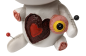 Preview: Voodoo Zombie Püppchen Räuchermännchen Stecknadeln Herz Stienzeug Räucherfigur