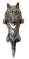 Preview: Wolf Gliederring -Vikinger Ring altsilber Mittelalter - Gothic Ring