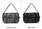 Preview: Messanger Bag Umhängetasche Tasche Unisex - Zombies -The Walking Dead Motiv - fluoreszierend