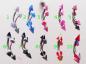 Preview: Banane Curved Barbell Cone Spitze Candy Stripe 16G - 1.4 mm