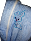 Preview: Kleinkinder Bademantel Set 3 Tlg. Hellblau 74/80